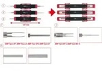 KS Tools Universal Kabel-Entriegelungswerkzeug-Satz, 3-tlg.