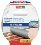 tesa&reg; 55729 Doppelseitiges Verlegeband Removable 5 m &times; 50 mm
