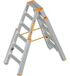 Layher Treppenstehleiter TOPIC 1062 2x8 Stufen