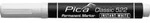 Pica Permanent Marker INSTANT WHITE 1-4mm wei&szlig; wasserfest
