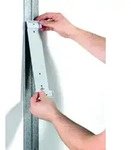 VARIO Sichttafelsystem magnetischer Wandhalter 10 Sichttafeln A4.