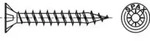 Spax Universalschraube 4,5 x 50 mm Senkkopf Kreuzschlitz Z Vollgewinde 4CUT YELLOX