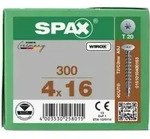 Spax R&uuml;ckwandschrauben 4 x 16 ohne Linse T-STAR PLUS T10 VG