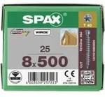 Spax S Zylinderkopf 8 x 500 T-STAR PLUS T40 VG CUT