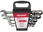 Gedore R07305005 Gelenk-Ringratschenmaulschl&uuml;ssel-Satz SW8-19 mm