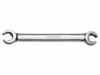 KS Tools CHROMEplus Offener Doppel-Ringschlüssel, abgewinkelt, 8x10mm