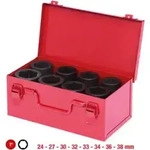 KS Tools 1" Sechskant-Kraft-Stecknuss-Satz, lang, 8-teilig