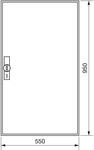 Hager Z&auml;hlerschrank,universZ 950x550x205,IP44 ZB22S