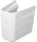 Duravit Halbs&auml;ule D-Code 24,5x26,8cm, wei&szlig;