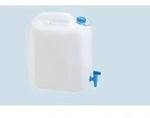 H&uuml;nersdorff Wasserkanister ECO 22 L mit Hahn, HD-PE natur, fest montierter