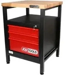 KS Tools Werkbank mit 3 Schubladen, H840xB600xT600mm