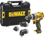 DEWALT 12 Volt Akku-Bohrschrauber mit 4 werkzeuglos wechselbaren Werkzeug-Aufnahmen