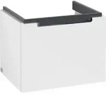 V&B Waschtischunterschrank Subway 2.0 53,7x42x42,3cm, Gr. chrom, glossy white