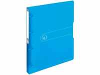 Pelikan Herlitz Ringbuch 11217148 DIN A4 4Ringe 16mm transparent blau