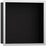 hansgrohe XtraStoris indiv. Wandnische 300x300x100mm, m Rahmen, matt-sw, ES opt