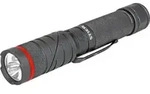 STIER Akku-LED-Taschenlampe 300 Lumen, UV-Licht 395 nm, drehbarer Kopf und Magnet