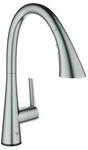 Grohe Sp&uuml;ltischmischer Zedra SmartC superst., herausz. Br., el, Batterie