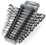 Wiha Ringratschen-Gabelschl&uuml;ssel Set 12-tlg. umschaltbar inkl. Halter I Ring