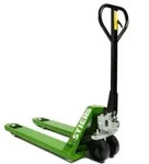 STIER Gabelhubwagen Tragkraft 2500kg Gabell&auml;nge 1150mm Nylon-Reifen gr&uuml;n