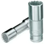 Gedore Steckschl&uuml;sseleinsatz lang, Nuss, 3/8'' 10 mm Antrieb, 12-kant, 18 mm Weite,