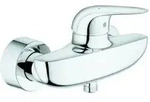Grohe Brause-Einhebelmischer Eurostyle chr, geschl. Metal-Hebelgr., Wandmontage