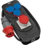 Stromstation CEE1 IP44 Stecker 400V/16A Steckdosen 1x CEE 400V/16A+3x 230V/16A