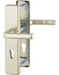 Hoppe Schutzgarnitur London 113/2221/2210 Alu.F2 72mm 42-47mm