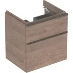 Geberit Waschtischunterschrank Smyle Square 58,4x61,7x47cm, Holz N hick., 2 Laden