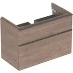 Geberit Waschtischunterschrank Smyle Square 88,4x61,7x47cm, Holz N hick., 2 Laden