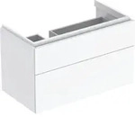 Geberit Waschtischunterschrank Xeno2 88x53x46,2cm, m 2 L, m Abl, hochgl./we