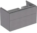 Geberit Waschtischunterschrank Xeno2 88x53x46,2cm, m 2 L, m Abl, struk./s.gr