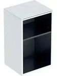 Geberit Seitenschrank Smyle Square 36x60x29,9cm, offen, wei&szlig; hochglanz