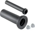 Geberit Anschlussgarnitur d 90mm, 300mm, f WWC, PE-HD, mattchr.
