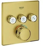 Grohe Fertigset Grohtherm Smartcontrol C sunr geb., eck, UP-THM, 3 Absperrventil