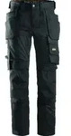 Snickers AW Stretch Hose mit HP 54, schwarz