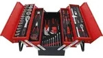 BGS Do it yourself Metall-Werkzeugkoffer inkl. Werkzeug-Sortiment 86-tlg.