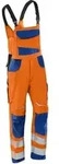 K&uuml;bler PSA Reflectiq Latzhose 3207 warnorange/kbl.blau 102