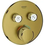 Grohe Fertigset Grohtherm Smartcontrol C sunr geb., rd, UP-THM, 2 Absperrvtl.