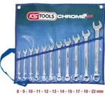 KS Tools CHROMEplus Ringmaulschl&uuml;ssel-Satz, abgewinkelt, 11-teilig