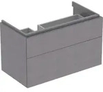 Geberit Waschtischunterschrank Xeno2 88x53x46,2cm, m 2 L, m Abl, struk./s.gr