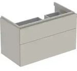 Geberit Waschtischunterschrank Xeno2 88x53x46,2cm, m 2 L, m Abl, m/greige