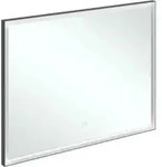V&B Spiegel Subway 3.0 Alu-Rahmen, 100x75x4,75cm, sw matt/we ma