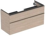 Geberit Waschtischunterschrank iCon 118,4x61,5x47,6cm, 2 L, Eiche/Gr. la. ma