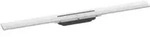 hansgrohe RainDrain Flex Duschrinne 800mm, mattwei&szlig;, Fertigset, k&uuml;rzbar