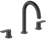 hansgrohe 3-Loch-Waschtischarmatur Vernis Shape m Zugstangen-Ablaufgarnitur,
