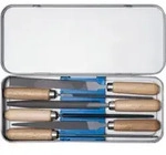 PFERD TOOLS Schl&uuml;sselfeilen-Set mit Holzheft 6-tlg. 100mm Hieb 2 f&uuml;r filigrane
