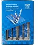 PFERD TOOLS Werkstattfeilen/-raspel-Set 5-tlg. in Rolltasche 200mm f&uuml;r grobe