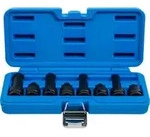 BGS Kraft-Bit-Einsatz-Satz Antrieb Innenvierkant 12,5 mm (1/2 Zoll) Innenvielzahn
