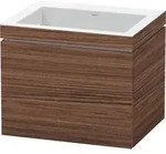 Duravit Waschtischunterschrank c-bonded L-Cube 60x48cm, o HL, N dkl., 1 Ausz.,