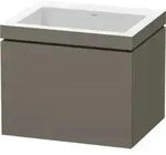 Duravit Waschtischunterschrank c-bonded L-Cube 60x48cm, o HL, f G m, 1 Ausz.,